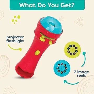 B. toys Children’s Projector Flashlight - Cosmic Fun for Kids