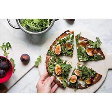 Cali'flour Foods Paleo Plant-Based Cauliflower Pizza Crusts - Gluten & Dairy Free, Vegan - Italian Flavor (10 Total Crusts, 2 Per Box)