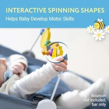 IMPRESA Wooden Baby Arch Toy for Baby Bjorn Bouncer