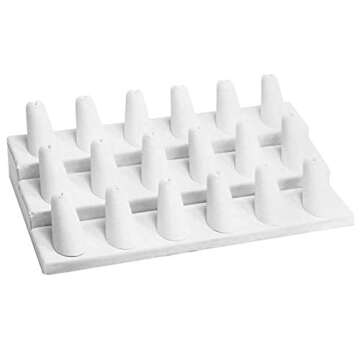 MOOCA 3 Step Ring Organizer - Elegant Jewelry Display Stand