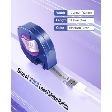 Quality DYMO Compatible Label Maker Tape for Easy Labeling