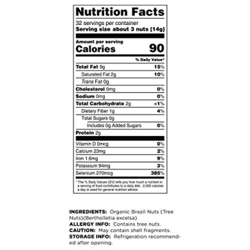 Terrasoul Superfoods Raw Organic Brazil Nuts 16 oz