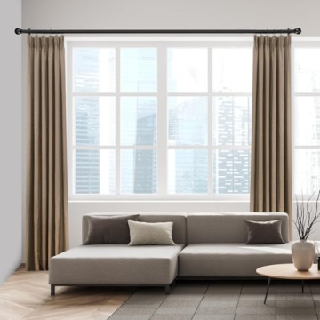 Adjustable AMZSEVEN Curtain Rods - 16-76 inches