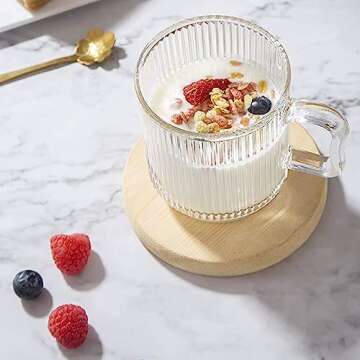 D.M DESIGN·MASTER Premium Vertical Stripes Coffee Mugs