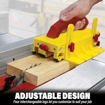 Milescraft 3406 GrabberPRO - Push block for Table Saws, Router Tables, Band Saws & Jointers