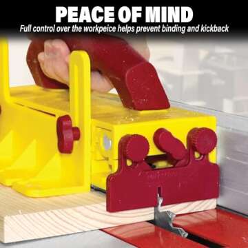 Milescraft 3406 GrabberPRO - Push block for Table Saws, Router Tables, Band Saws & Jointers
