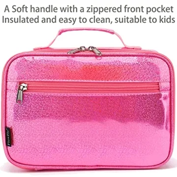 FlowFly Kids Insulated Lunch Box for School Adventures