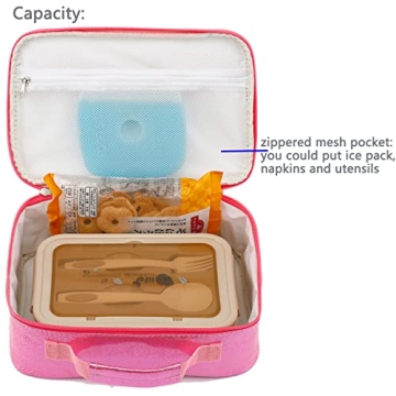 FlowFly Kids Insulated Lunch Box for School Adventures