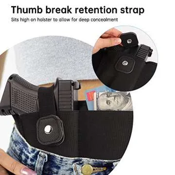 Aomago Belly Band Holster for Men Women Lightweight Comfort
