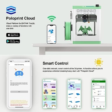 Entina TINA2S Mini 3D Printer - User-Friendly & Versatile