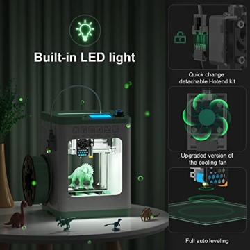 Entina TINA2S Mini 3D Printer - User-Friendly & Versatile
