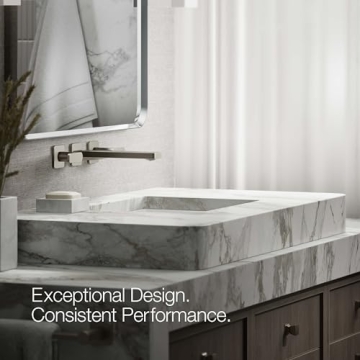 KOHLER Parallel Wall-Mount Sink Faucet Trim Brushed Nickel