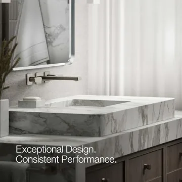 KOHLER Parallel Wall-Mount Sink Faucet Trim Brushed Nickel