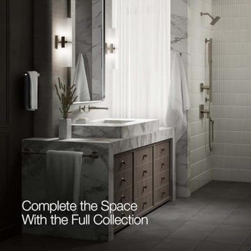 KOHLER Parallel Wall-Mount Sink Faucet Trim Brushed Nickel