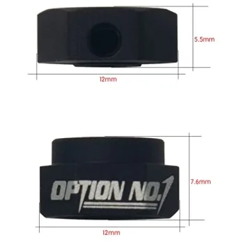 HobbyMarking 12mm Aluminum Hex Wheel Rims for Tamiya