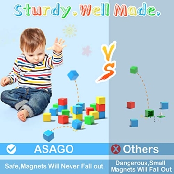 Asago Magnetic Blocks for Creative Kids 3-10