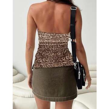 MISSACTIVER Women Strapless Backless Tube Tops - Hot Pink