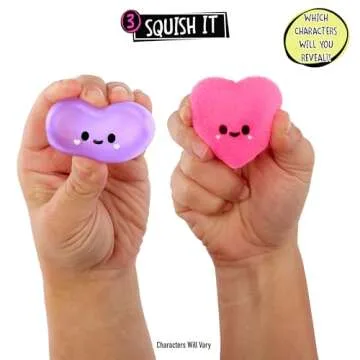 Fluffie Stuffiez Round Candy and Gummy Bear Minis Collectible Feature - Surprise Reveal Unboxing Soft and Squishable Tactile Play Fidget DIY