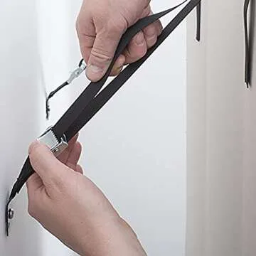 Heavy Duty Adjustable TV Anti-Tip Straps for Safety