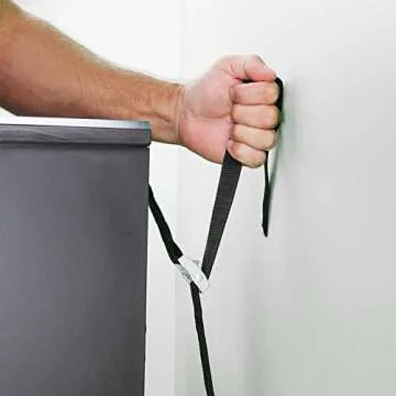 Heavy Duty Adjustable TV Anti-Tip Straps for Safety