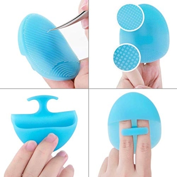 INNERNEED Silicone Face Brush Set for Gentle Cleansing