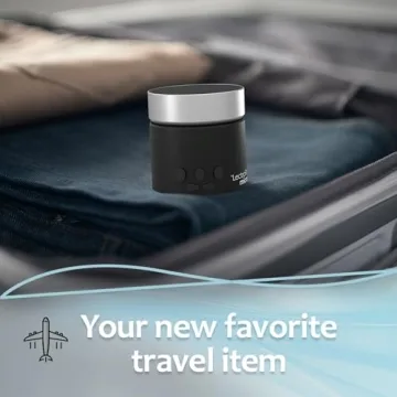 LectroFan Micro2 Non-Looping Sound Machine and Stereo Bluetooth Speaker with White Noise, Fan, and Ocean Sounds for Sleep, Relaxation, Privacy, Study, and Audio Streaming