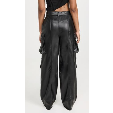 AFRM Women's Parker Baggy Cargo Pants, Noir, Black, 29