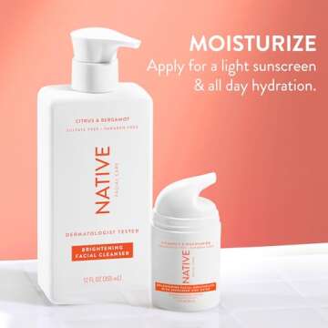 Native Brightening Daily Facial Moisturizer - Hydration