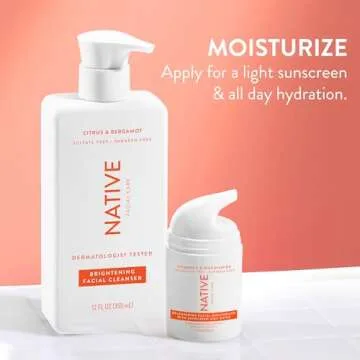 Native Brightening Daily Facial Moisturizer - Hydration