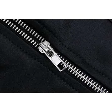 Charmian Women's Gothic Punk Satin Boned Zipper Overbust Corset Top with Buckles Black Small