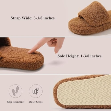 Stylish Parlovable Fuzzy Slippers for Women - Cozy & Chic