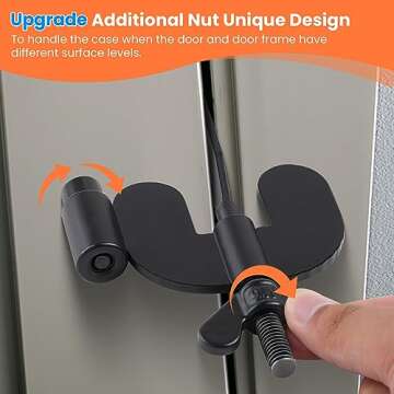 Portable Door Lock Home Security Hotel Door Locks for Travelers Door Safety Locks from Inside Bedroo...