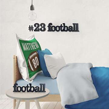 ChalkTalkSPORTS Football Wood Words | Football Sign & Decor