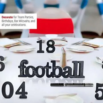 ChalkTalkSPORTS Football Wood Words Gift for Fans