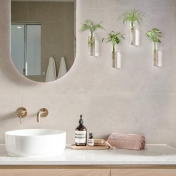 Stylish Mkono Wall Hanging Glass Propagation Stations