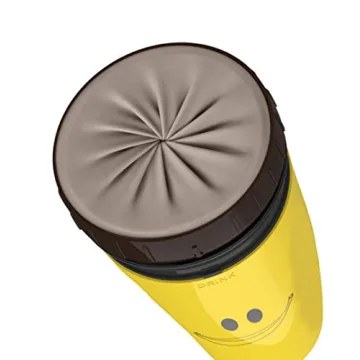 Anti-Spill Mahjong Cup in Yellow - Creative Design