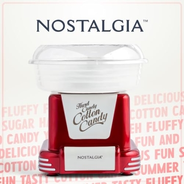 Nostalgia Cotton Candy Maker - Fun Cotton Candy Machine for Kids
