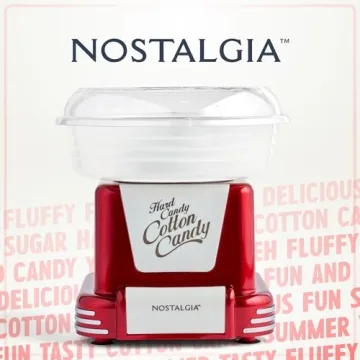 Nostalgia Cotton Candy Maker - Fun Cotton Candy Machine for Kids