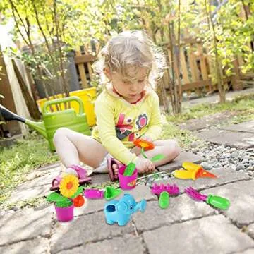 Little Garden Tools 9-Piece Set for Kids Gardening Fun
