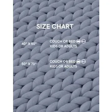 YnM Chunky Throw Blanket, Medium-Weight, Hand Knitted, Skin Friendly, Ventilated and Breathable, Machine Washable, Home Décor Piece for Couch, Sofa and Bed (Atlantis Blue, 40x50 Inch)