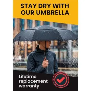 Premium Windproof Pink Umbrella for Travel & Style