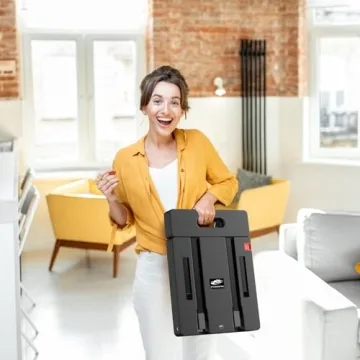 SPACEKEEPER Folding Hand Truck - Heavy Duty Utility Cart 500 lbs