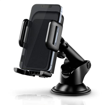 LIBERHAUS Car Phone Holder for iPhone 12 - Rotatable and Retractable with 360 Rotation System