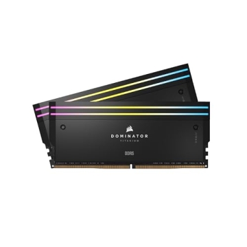 CORSAIR Dominator Titanium RGB DDR5 RAM 32GB (2x16GB) - Unmatched Performance & Customization