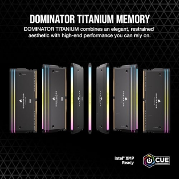 Corsair Dominator Titanium RGB DDR5 32GB RAM - Fast & Stylish