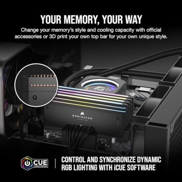 Corsair Dominator Titanium RGB DDR5 32GB RAM - Fast & Stylish