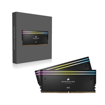 Corsair Dominator Titanium RGB DDR5 32GB RAM - Fast & Stylish