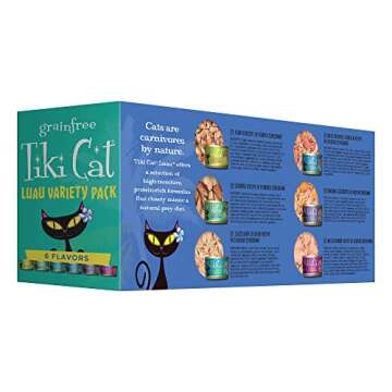Tiki Cat Luau Grain-Free, Low-Carbohydrate Wet Food with Poultry or Fish in Consomme for Adult Cats ...