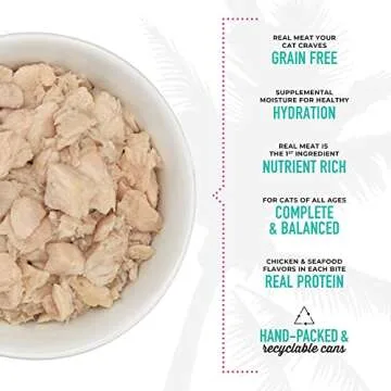 Tiki Cat Luau Grain-Free, Low-Carbohydrate Wet Food with Poultry or Fish in Consomme for Adult Cats & Kittens, 2.8oz, 12pk, Variety