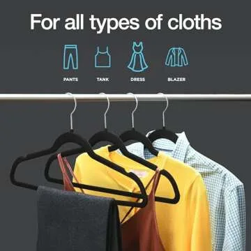 Home-it Velvet Hangers 30 Pack Non-Slip Heavy Duty Closet
